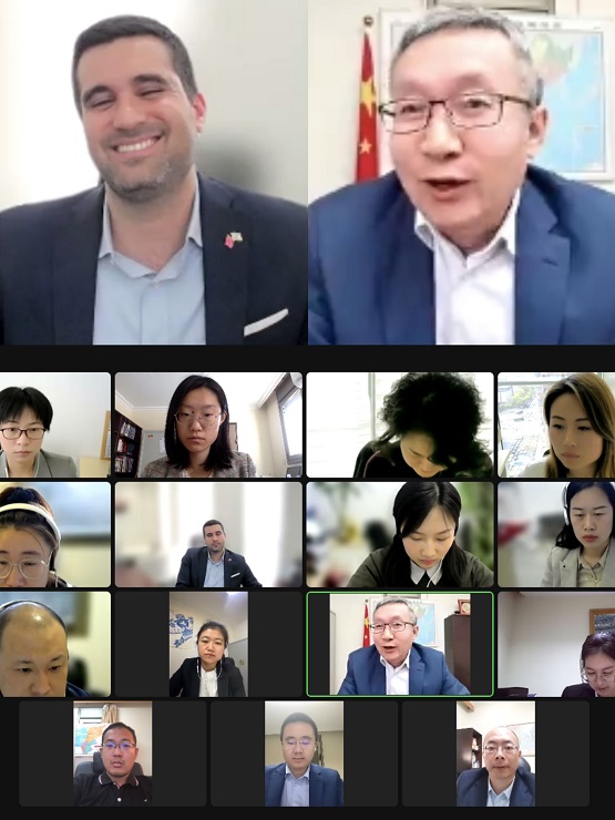 开云体育 开云平台张幸福公参与以色列驻华使馆商务公参举行视频会(图1)
