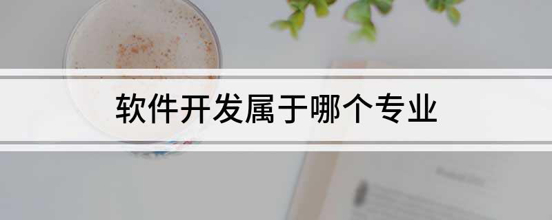 开云体育 开云平台软件开发属于哪个专业(图1)