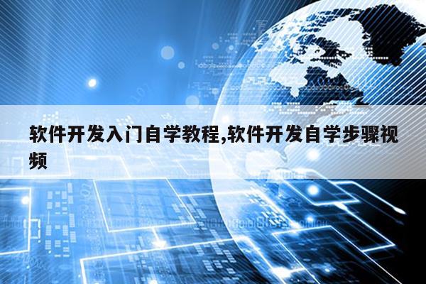 Kaiyun 开云软件开发入门自学教程软件开发自学步骤视频(图1)